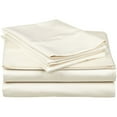 thumbnail image 1 of 300 Thread Count Egyptian Cotton Solid Sheet Set Ivory / Cal King, 1 of 1
