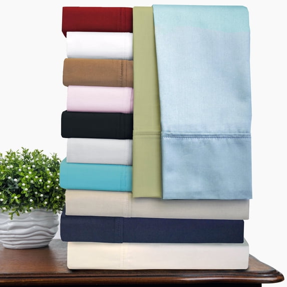 300 Thread Count Egyptian Cotton Solid Sheet Set Ivory / Full