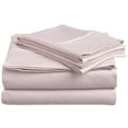 thumbnail image 1 of 300 Thread Count Egyptian Cotton Solid Sheet Set Lilac / Cal King, 1 of 1