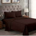 thumbnail image 1 of BNM Egyptian Cotton 300 Thread Count Sheet Set, King, Mocha, 1 of 10