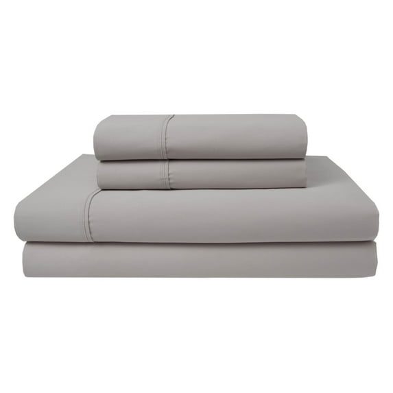 300 Thread Count Organic Cotton Sheet Set, Queen, Oyster