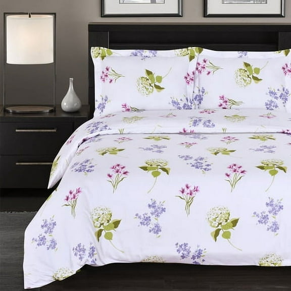 300 Thread count 100% Cotton Blossom Duvet Cover Sets