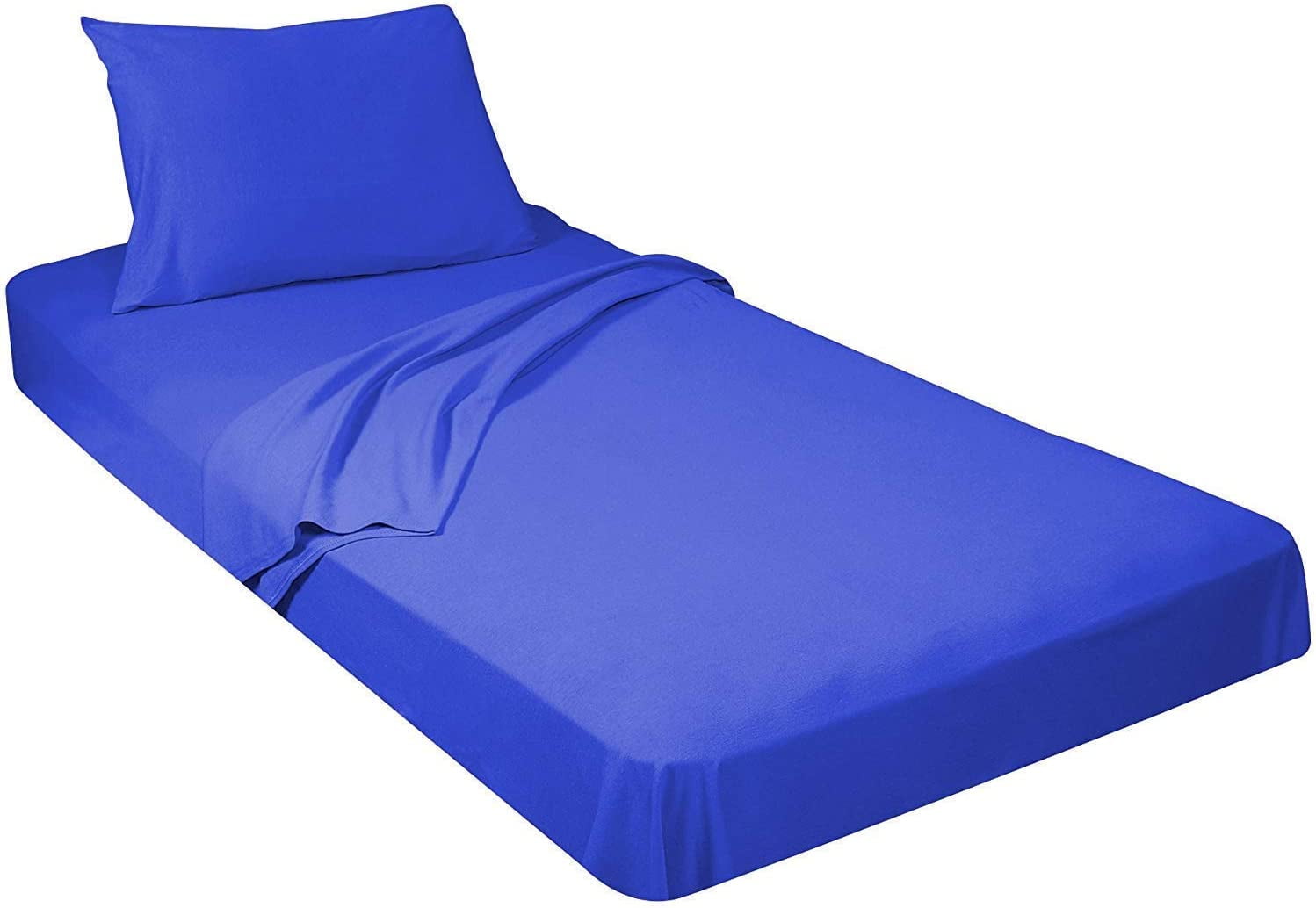 300 Threat Count 100 Egyptian Cotton 4Pcs Sheets for Cot Bunk Bed