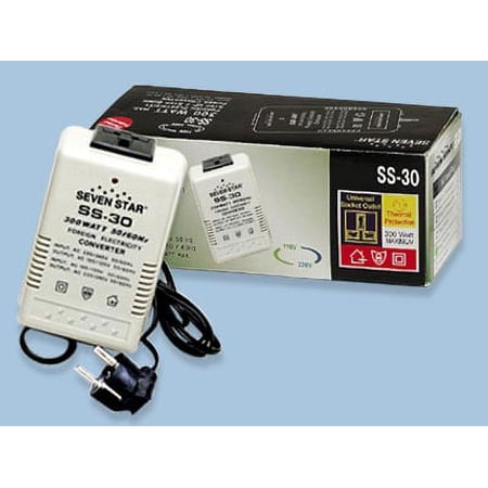 300 W Watt Compact Voltage Converter with Safety Cut-Off 300w Max