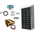 thumbnail image 1 of 300-Watt Monocrystalline Solar Panel Kit with 30 Amp Solar Charge Controller Plus 1500-Watt Power Inverter, 1 of 6