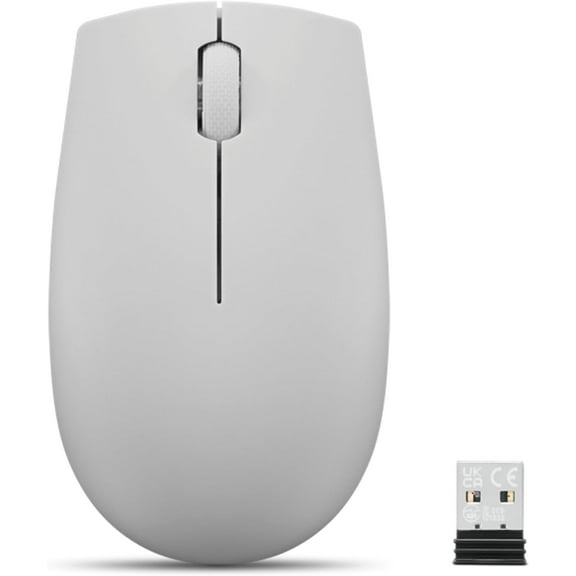 300 Wireless Mouse – Computer Mouse for PC, Laptop with Windows – Ambidextrous Design – 2.4 GHz Nano USB Receiver – 12 Month Battery Life