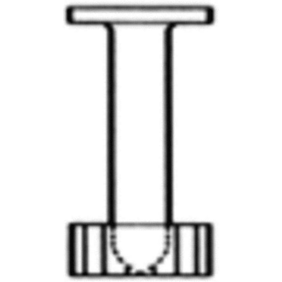 .300 X 1" Black Track Drive Pin 00759