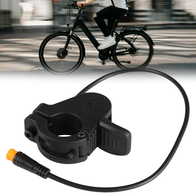 300 X Electric Thumb Throttle, Electric Bike Thumb Throttle for 7/8" Left  and Right Handlebars, 3 Pin Throttle with Waterproof Connector, Compatible  ...