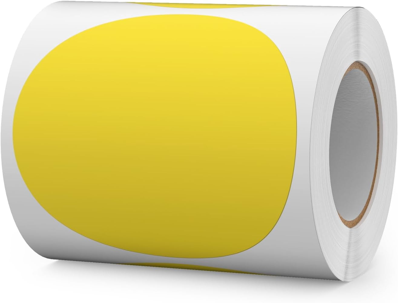 Sticker 4 Inch Width 300 count Circle Stickers 4 Inch Yellow Vinyl Floor Dots Sticker ...