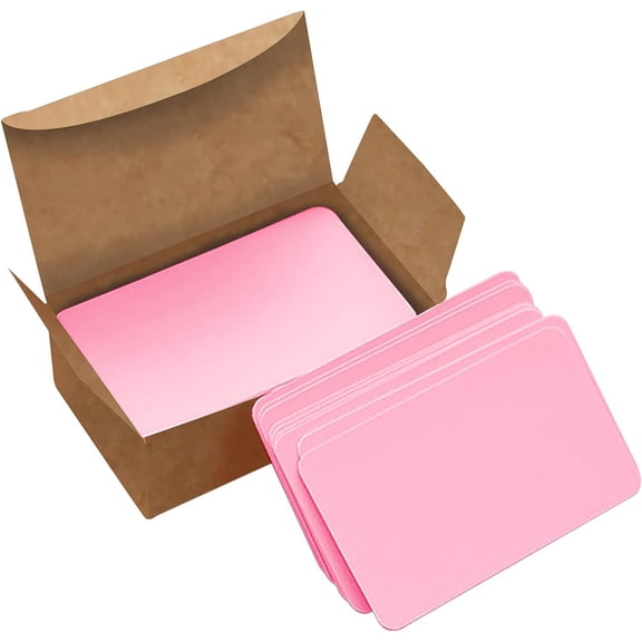 300 count Small Blank Index Cards 3.5x2 inches Note Cards Study Flash Cards, Message DIY Cards Paper Tags (, 300/Pack)