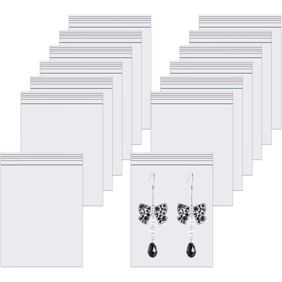 300 count Small Poly Zipper Bags 2" x 2" Reseable Storage Poly Bags Clear Zipper Bags 2 Mil for Candy Snack Vitamins Beads Sample (8 Sizes to Choose from)