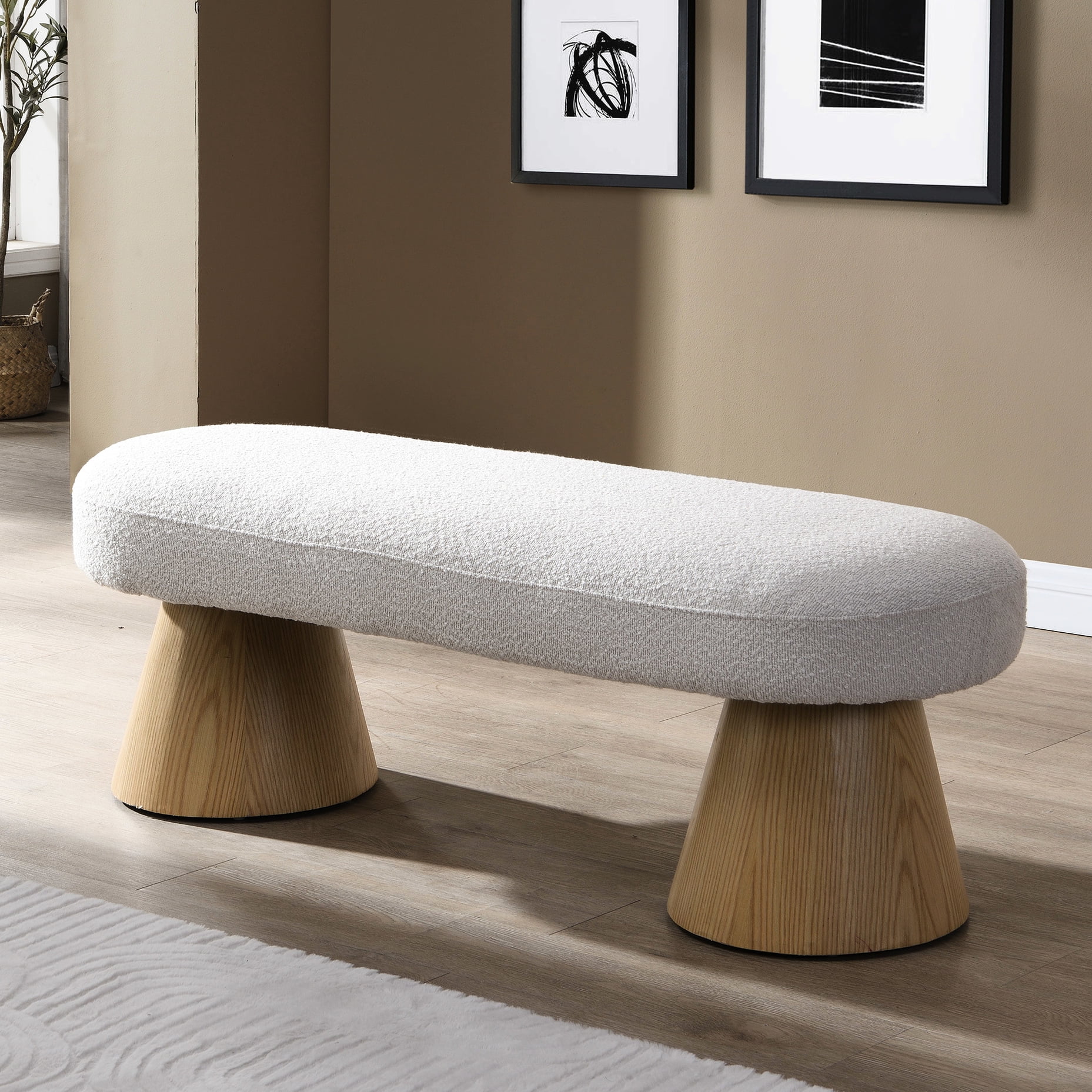 300 - lbs Bench - Low - profile & Easy Transition - Bedroom/Dining Room ...