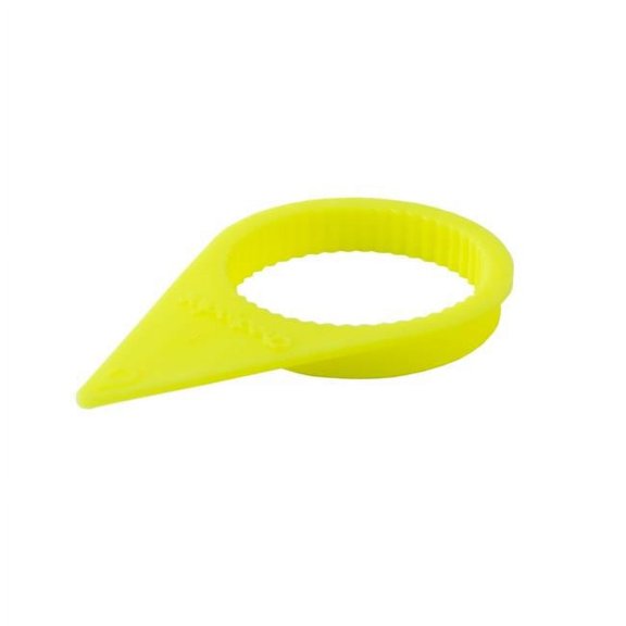 300 mm Wheel Nut Indicator, Yellow - 100 Piece
