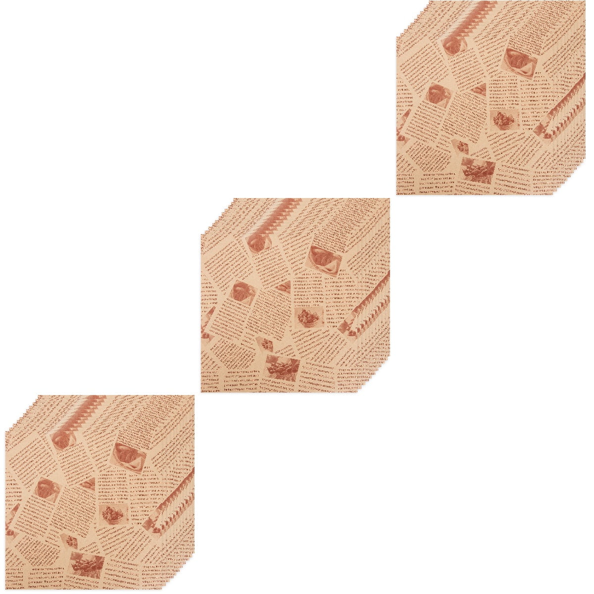 300 pcs Paper Newsprint Wax Paper Sheets Food Wrapping Paper