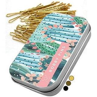 U Hair Pins with Clear Case, Bobby Pin Organizer (2 In, 4 Colors, 360  Pieces)