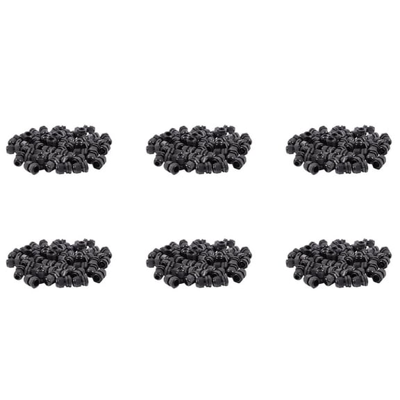 300 x Black Plastic Waterproof Connector PG11 5-10mm Diameter Cable Gland,300 x Cable Gland,Black