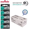 thumbnail image 1 of 300 x Murata 337 watch battery 1.55V SR416SW SR416 SR 416 SW V 337 BATTERY, 1 of 2