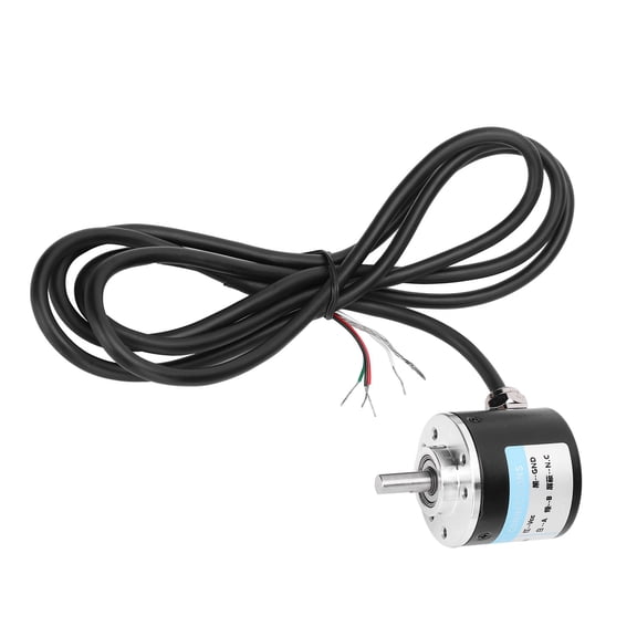 3000,6000 RPM Encoder, AB Two,Phase, 5,24V DC, Aluminum Shaft, Office Engineering Use