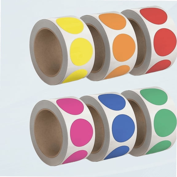 3000 Circle Stickers Dot Stickers, Price Stickers, Garage Sale Stickers, Yard Sale Stickers, Colored Dot Stickers, Red Dot Stickers, Circle Sticker Labels, Blank Stickers
