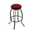 thumbnail image 1 of 3000 Georgian 30" Swivel Bar Stool with Black Wrinkle Finish and Graph Ruby Seat, 1 of 2