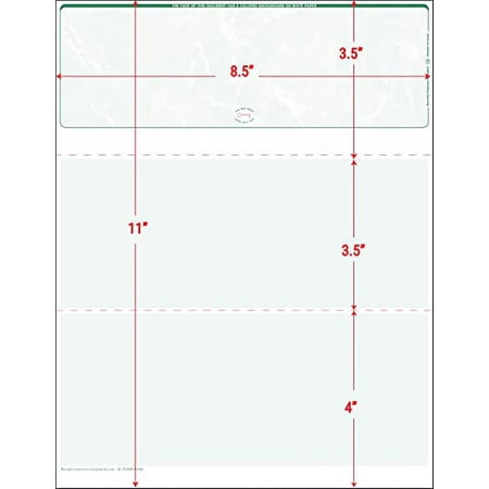 3000 Green- Marble Laser Check Stock, (Top Position) Blank Laser Checks, Top Laser Check, Bank Checks, Business Checks
