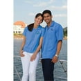 thumbnail image 1 of 3000 Mens Camp Shirt Bedford Cord, Caribbean Blue, 2XL, 1 of 1