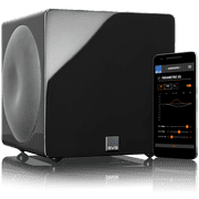 SVS 3000 Micro, Dual Active 8" Drivers, 2500+ Watts Peak Power Micro Sealed Subwoofer - Piano Gloss Black