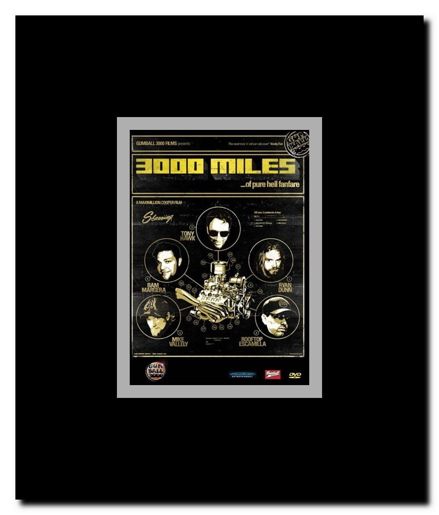 3000 Miles Framed Movie Poster