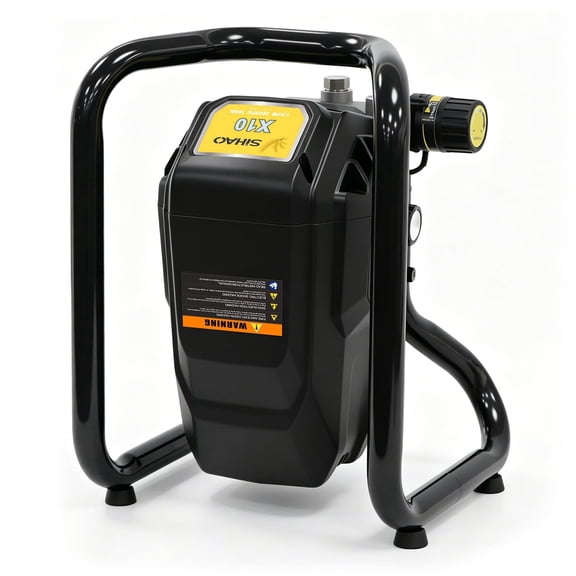 3000 PSI 1 HP Electric Airless Paint Sprayer, 0.31 GPM Compatible with 10 Gallon Bucket, Adjustable Pressure with 25FT Hose & Extension Rod for Indoor Outdoor