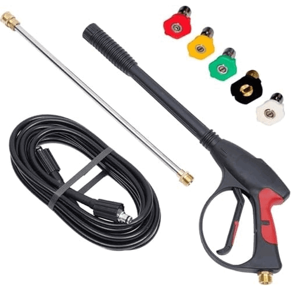 3000 PSI Pressure Washer Gun Power Washer Spray Gun Kit with Universal M22 Connector and 5 Quick  nozzles for Generac Briggs Craftsman$$Tools