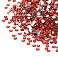 thumbnail image 1 of 3000-Pack Resin Flatback Rhinestone, 5mm Flat Back Rhinestones Crystals Bulk for Crafts/Clothes/Nail Decoration [Red], 1 of 6