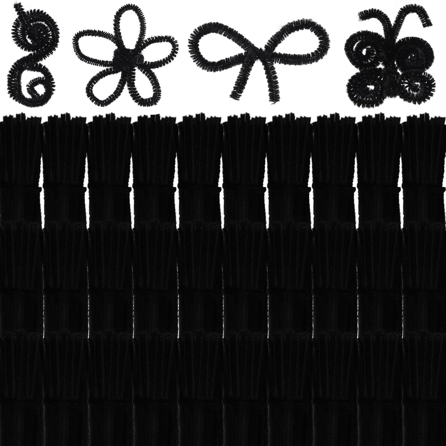 3000 Pcs Pipe Cleaners Bulk Craft Supplies 6 mm x 12 Inch Chenille Stems Pipe Cleaner for DIY Arts Crafts Decorations Flowers Decor