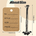 3000 Pieces Price Tags and Hang Tag String, Clothing Tags for Clothing
