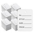 thumbnail image 1 of 3000 Price Tags, 4.9cm X 3.5cm White PaperLabels Clothes Size Tags, Make Labels Clothing Labels, 1 of 7
