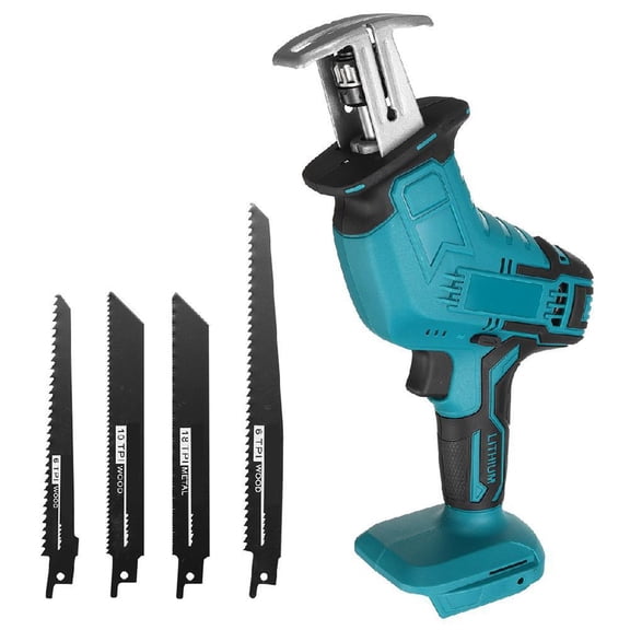 3000 RPM/Min Cordless Electric Reciprocating Saw Portable Metal Wood Cutting Machine Tool Variable Speed ,Easy to Operate