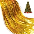 3000 Strands Christmas Icicle Tinsel Foil Fringes 19.8" Christmas Tree