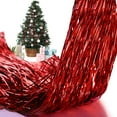 thumbnail image 1 of 3000 Strands Iridescent Tinsel Icicles for Christmas Tree, Xmas, Birthday Party Wedding Decorations (19.6" inch, Red), 1 of 7