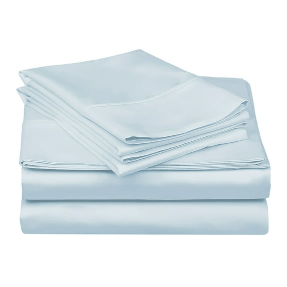 3000 Thread Count Embroidered Microfiber Deep Pocket Sheets & Pillowcases Set by Impressions, Full