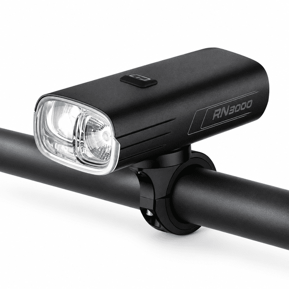 3000 V2.0 Bike Headlight, 3000 Lm High Light Ipx6, Dual Beam Bicycle Light