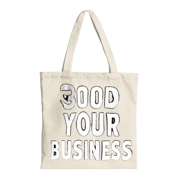 3000 Your Business Canvas Tote Bag - Stylish Reusable Shopping Bag with Two Handles Perfect for Parties Travel & Everyday Use