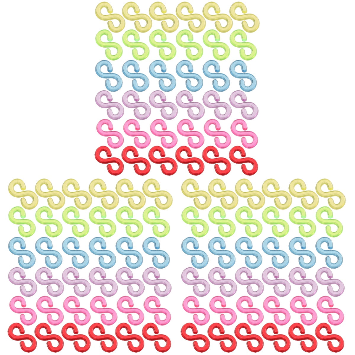 3000 Stück S-Clips Für Gummiarmbänder – Bunte Connectors Für Loom Bracelets, DIY Schmuck & Bastelprojekte