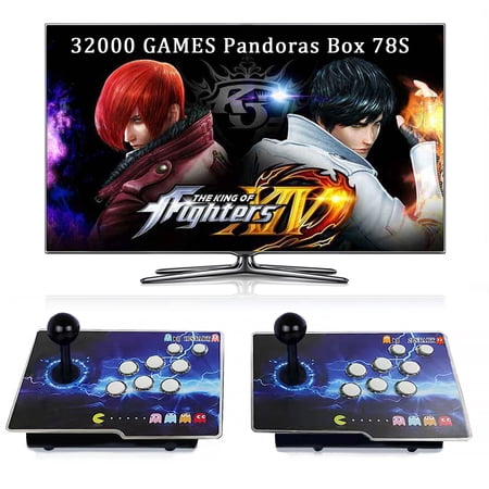 30000 in 1 Pandoras Box 70S Arcade Game Console , Retro Game Machine for PC & Projector & TV, 2-4 Players, 3D Games, Search/Hide/Save/Load/Pause Games, 1280X720, Separate Console