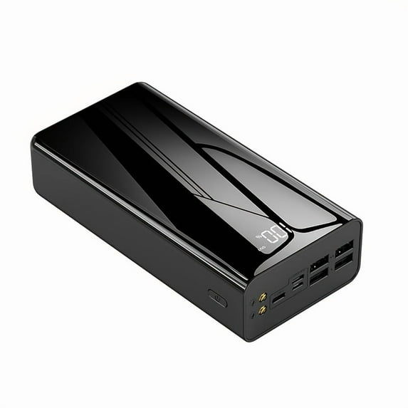 30000mAh/50000mAh/100000mAh 22.5W Fast Charging Power Bank with Digital Display & Camping Light, Large Capacity Portable Charger for Outdoor Travel