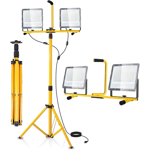 NS 400W LED 2-Light Hanging Portable Work Light 30000 Lumen