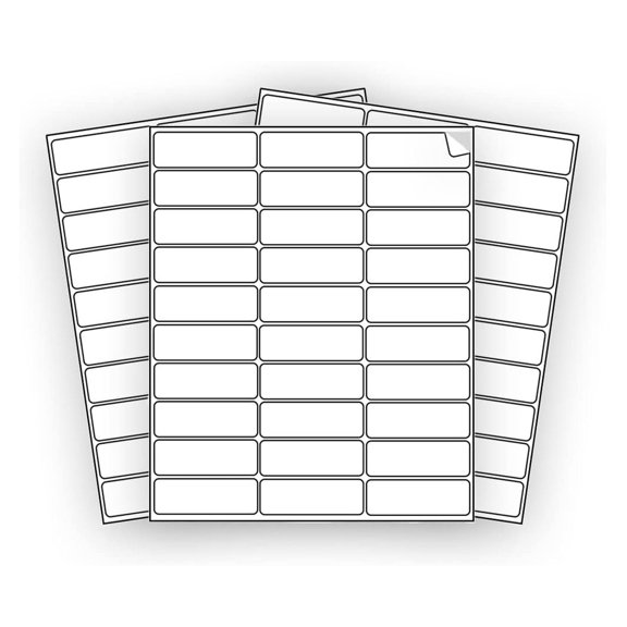 30000 Shipping Labels 2 5/8 x 1 inches Mailing Address Inventory Blank White Self Adhesive for Laser Inkjet Printer 2.625 x 1