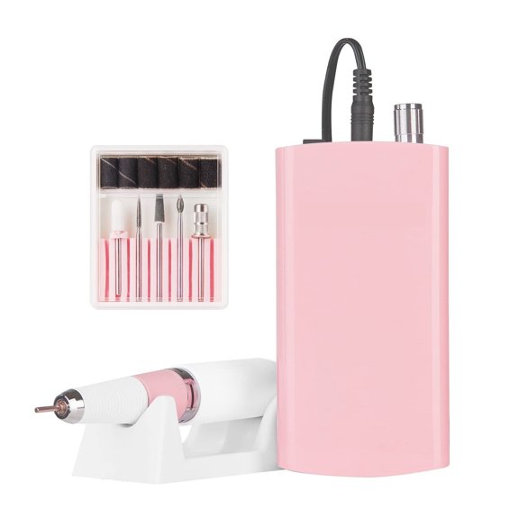 30000RPM Nail Drill Machine, Rechargeable Portable Electric E File, Remove Acrylic Gel With Nail Bits