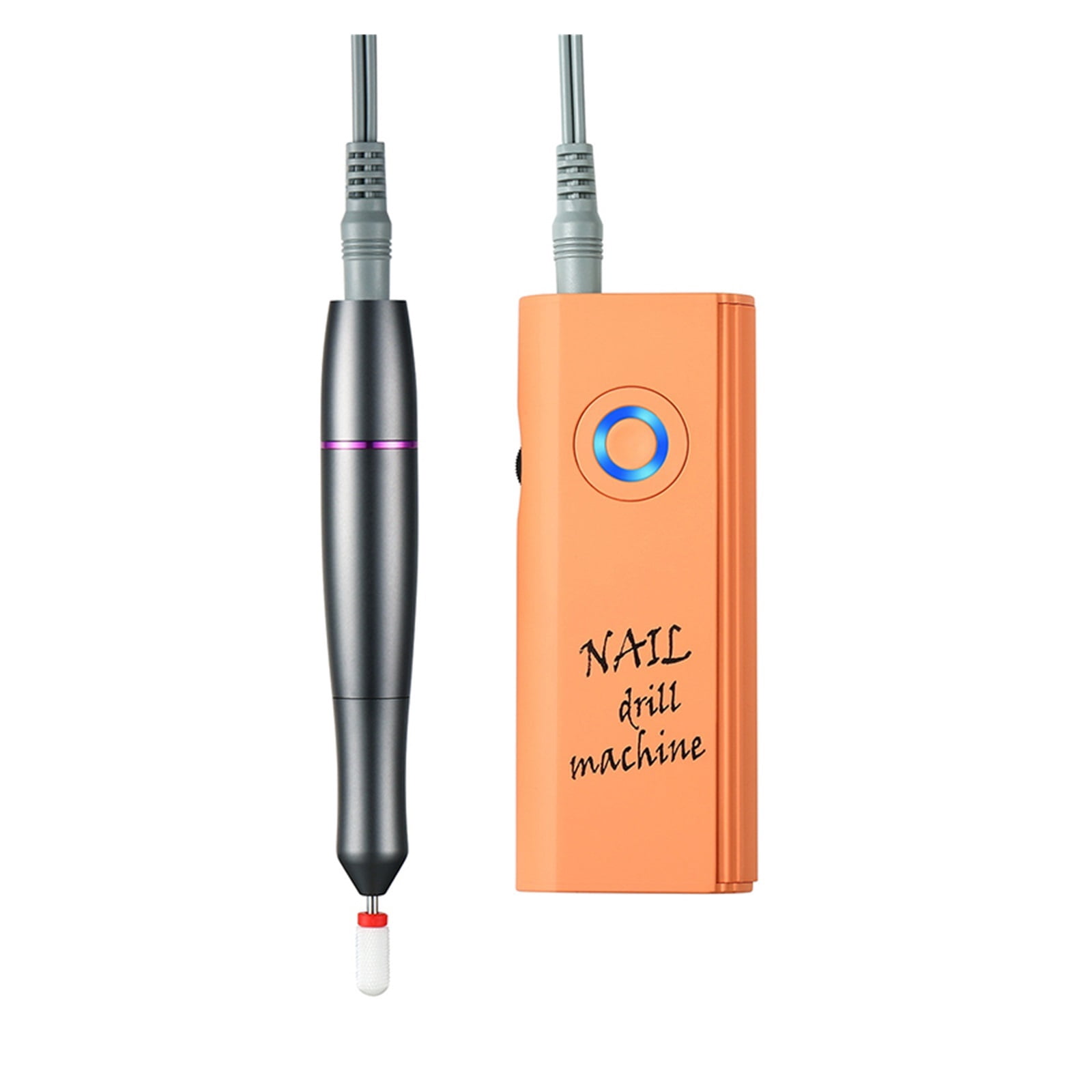 30000RPM Professional Nail Drill, Handpiece Cordless Portable Electric Nail Drill Machine For Acrylic Nails Gel Nails ,Low Noise