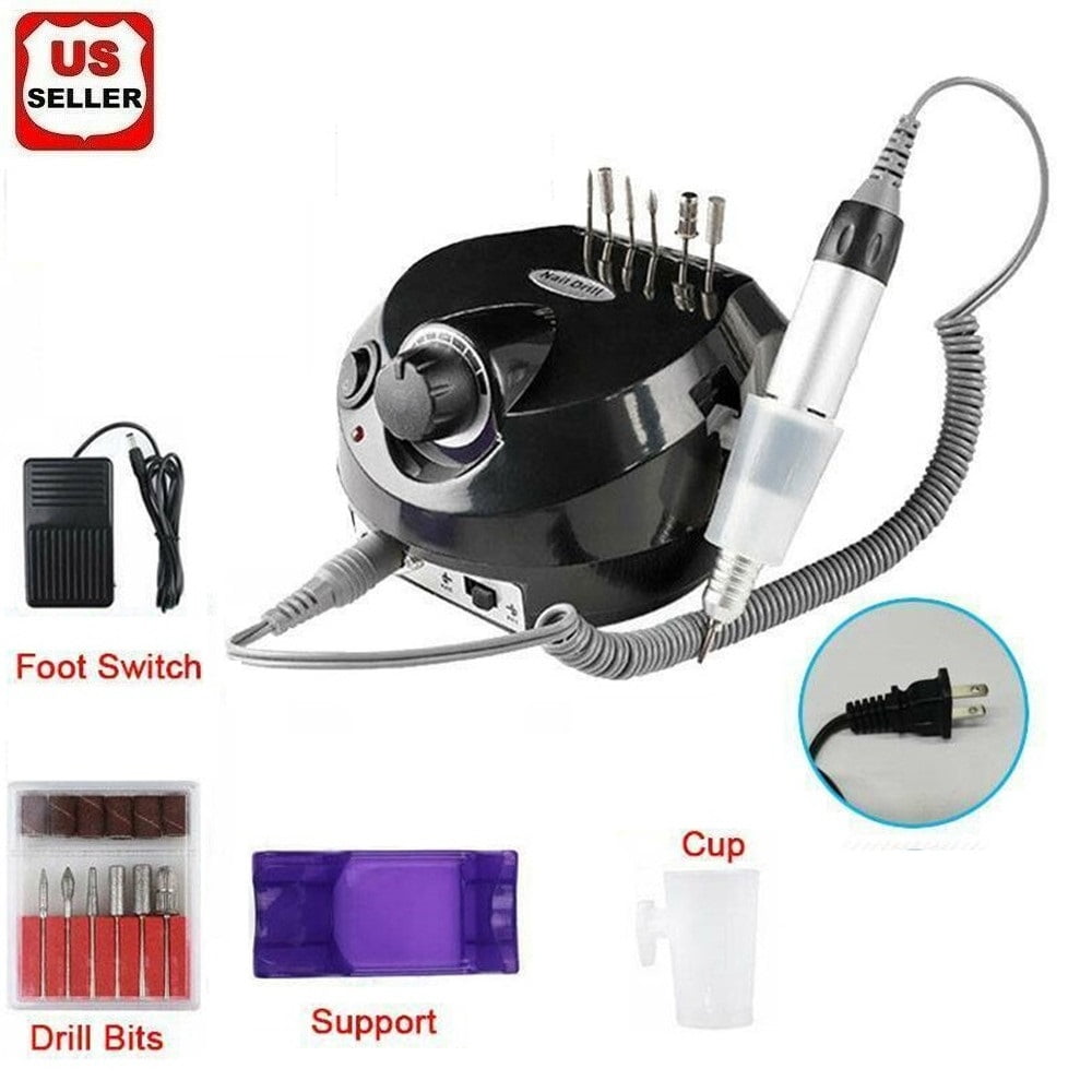 30000RPM Professional Portable Electric Nail Drill Set for Manicure