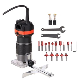 30000RPM Woodworking Compact Palm Router, Heavy Duty Laminate Trimmer for Slotting