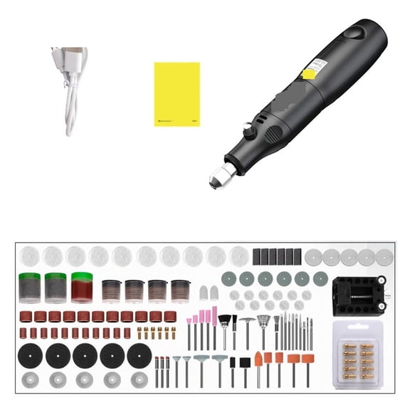 30000r/min Electric Drill Set DIY Jewelry Equipment Epoxy Resin Jewelry Making Polishing Set Jewelry Resin Craft Carving Pen